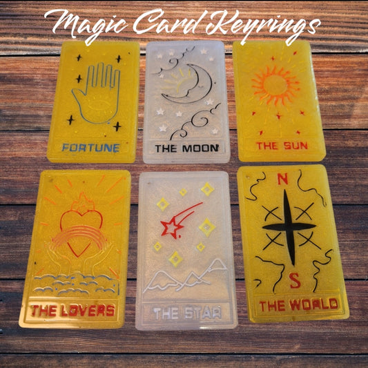 Magic Card Keyrings